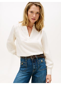 Tommy Hilfiger Bluzka damska tunika Kobiety Bawełna piaskowy jednolity ze sklepu vangraaf w kategorii Bluzki damskie - zdjęcie 187613973