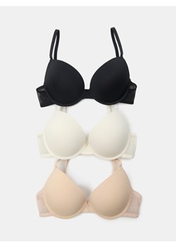 Sinsay - Biustonosz push-up 3 pack - wielobarwny ze sklepu Sinsay w kategorii Biustonosze - zdjęcie 187615313