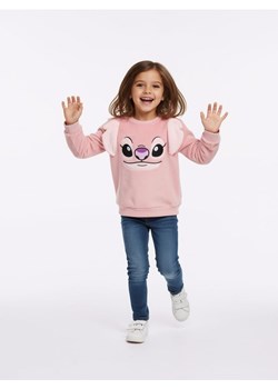 Sinsay - Bluza crewneck z haftem Stitch - różowy ze sklepu Sinsay w kategorii Bluzy dziewczęce - zdjęcie 187615382