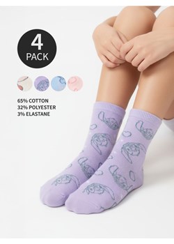 Sinsay - Skarpetki 4 pack Stitch - wielobarwny ze sklepu Sinsay w kategorii Skarpetki dziecięce - zdjęcie 187615391