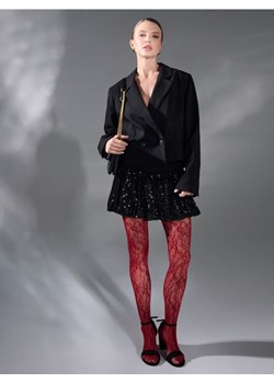 Sinsay - Rajstopy ze wzorkiem - bordowy ze sklepu Sinsay w kategorii Rajstopy - zdjęcie 187615400