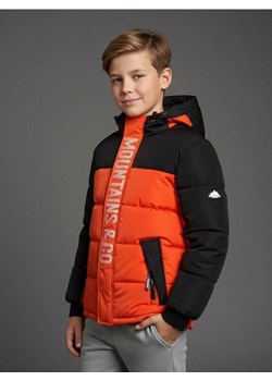 Sinsay - Kurtka ocieplana z kapturem - pomarańczowy ze sklepu Sinsay w kategorii Kurtki chłopięce - zdjęcie 187615410