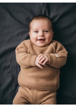 Sinsay - Komplet: bluza i spodnie - beżowy ze sklepu Sinsay w kategorii Odzież dla niemowląt - zdjęcie 187615494