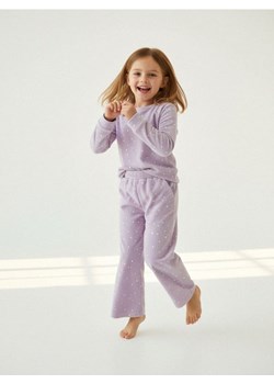 Sinsay - Szerokie spodnie welurowe - fioletowy ze sklepu Sinsay w kategorii Spodnie dziewczęce - zdjęcie 187615551