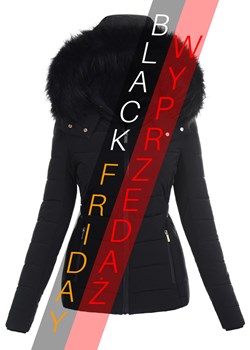 Kurtka Zimowa Damska z Futerkiem ze sklepu brendi.pl w kategorii Kurtki damskie - zdjęcie 187616500