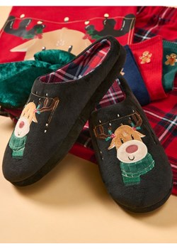 Sinsay - Kapcie z motywem świątecznym - wielobarwny ze sklepu Sinsay w kategorii Kapcie męskie - zdjęcie 187617084