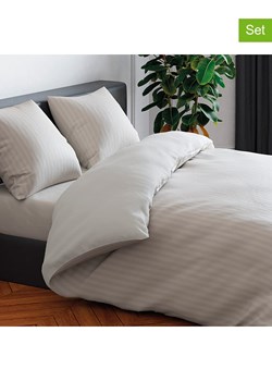 CXL by Christian Lacroix Komplety pościeli satynowej (2 szt.) w kolorze szarobrązowym ze sklepu Limango Polska w kategorii Pościele - zdjęcie 187617132