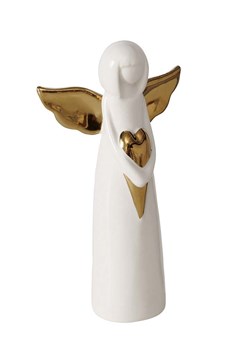 Boltze Figurka dekoracyjna &quot;Tatjana&quot; w kolorze białym - 7,8 x 14,8 cm ze sklepu Limango Polska w kategorii Dekoracje - zdjęcie 187617204