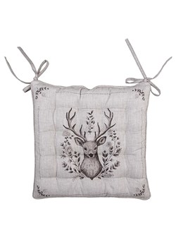 Clayre &amp; Eef Poduszka w kolorze szaro-brązowym na krzesło - 40 x 40 cm ze sklepu Limango Polska w kategorii Poduszki dekoracyjne - zdjęcie 187617744