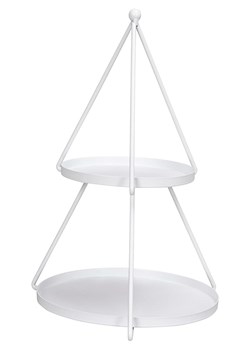 POSIWIO Etażerka &quot;Tree&quot; w kolorze białym - wys. 34 x Ø 23 cm ze sklepu Limango Polska w kategorii Misy i tace dekoracyjne - zdjęcie 187617761