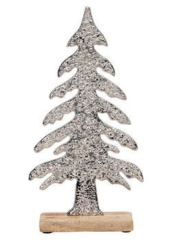 POSIWIO Figurka dekoracyjna &quot;Tree&quot; w kolorze srebrnym - 15,5 x 30,5 x 5 cm ze sklepu Limango Polska w kategorii Dekoracje - zdjęcie 187617762