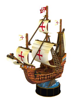 MGM 93-częściowe puzzle 3D &quot;Bateau Santa Maria&quot; - 6+ ze sklepu Limango Polska w kategorii Puzzle - zdjęcie 187617821
