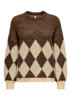 ONLY Sweter w kolorze brązowo-beżowym ze sklepu Limango Polska w kategorii Swetry damskie - zdjęcie 187618141