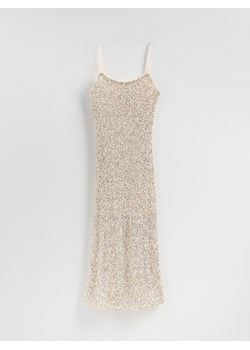 Reserved - Sukienka z cekinami - srebrny ze sklepu Reserved w kategorii Sukienki - zdjęcie 187618383