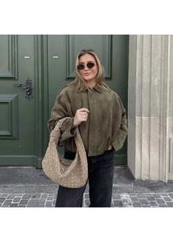 Damska kurtka bomberka - Khaki S ze sklepu Intimica.pl w kategorii Kurtki damskie - zdjęcie 187619853