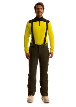 Fischer Spodnie narciarskie w kolorze khaki ze sklepu Limango Polska w kategorii Spodnie męskie - zdjęcie 187619913