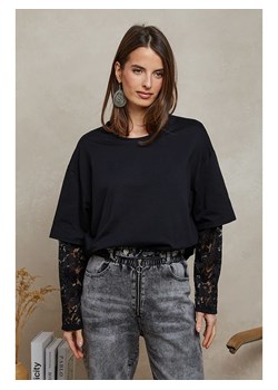 Plume Bluza "Reyne" w kolorze czarnym ze sklepu Limango Polska w kategorii Bluzy damskie - zdjęcie 187619981