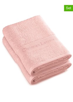 CXL by Christian Lacroix Ręczniki prysznicowe (2 szt.) w kolorze jasnoróżowym ze sklepu Limango Polska w kategorii Ręczniki - zdjęcie 187619994