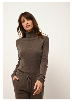 Just Cashmere Kaszmirowy golf &quot;Lanais&quot; w kolorze brązowym ze sklepu Limango Polska w kategorii Swetry damskie - zdjęcie 187620043