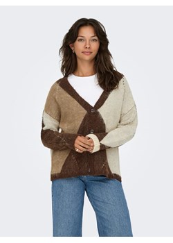 ONLY Kardigan w kolorze brązowo-beżowym ze sklepu Limango Polska w kategorii Swetry damskie - zdjęcie 187620250