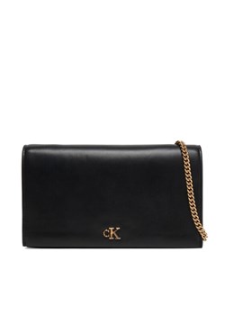 Torebka Calvin Klein Ck Wallet On Chain LV04F3319G Czarny ze sklepu eobuwie.pl w kategorii Kopertówki - zdjęcie 187620411