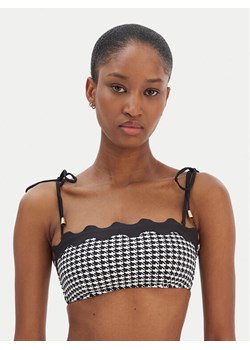 Seafolly Góra od bikini Gia Check Ric Rac 31436-282 Czarny ze sklepu MODIVO w kategorii Stroje kąpielowe - zdjęcie 187620621