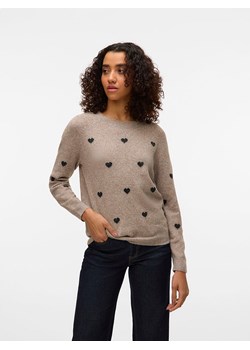 Vero Moda Sweter w kolorze beżowym ze sklepu Limango Polska w kategorii Swetry damskie - zdjęcie 187621033