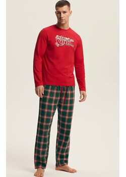 Henderson bawełniana piżama męska Nougat 43459-33X, Kolor czerwono-zielony, Rozmiar 2XL, Henderson ze sklepu Intymna w kategorii Piżamy męskie - zdjęcie 187621480