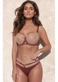 Kinga biustonosz miękki soft Liv II SC-1212, Kolor brązowo-beżowy, Rozmiar 65C, Kinga ze sklepu Intymna w kategorii Biustonosze - zdjęcie 187621500