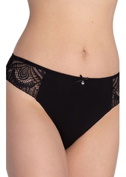 2-pak bawełniane figi damskie L-1588BI, Kolor beżowo-czarny, Rozmiar L, LAMA ze sklepu Intymna w kategorii Majtki damskie - zdjęcie 187621530