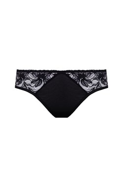 Mefemi koronkowe majtki brazyliany czarne Laura, Kolor czarny, Rozmiar S, Mefemi ze sklepu Intymna w kategorii Majtki damskie - zdjęcie 187621562