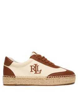 Espadryle LAUREN RALPH LAUREN Luize 802P04428003 Biały ze sklepu eobuwie.pl w kategorii Espadryle damskie - zdjęcie 187622451