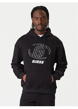 Guess Bluza Z6RQ05 K9YI1 Czarny Regular Fit ze sklepu MODIVO w kategorii Bluzy męskie - zdjęcie 187622651