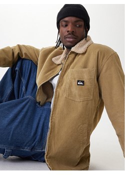 Quiksilver Kurtka przejściowa Dna Sherpa Harrington EQYJK04201 Beżowy Regular Fit ze sklepu MODIVO w kategorii Kurtki męskie - zdjęcie 187622663