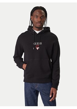 Guess Jeans Bluza 180299 Czarny Classic Fit ze sklepu MODIVO w kategorii Bluzy męskie - zdjęcie 187622674