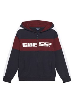 Guess Bluza L6RQ04 KA6R4 Granatowy Regular Fit ze sklepu MODIVO w kategorii Swetry chłopięce - zdjęcie 187622683