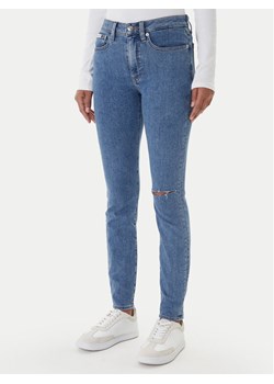 Calvin Klein Jeans Jeansy LV047E616G Niebieski Skinny Fit ze sklepu MODIVO w kategorii Jeansy damskie - zdjęcie 187622684