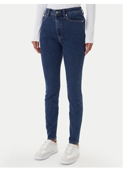 Calvin Klein Jeans Jeansy LV047E611G Granatowy Skinny Fit ze sklepu MODIVO w kategorii Jeansy damskie - zdjęcie 187622691