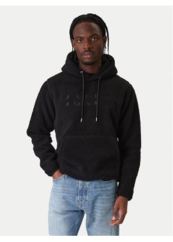 Jack & Jones Bluza Flare Teddy 12285678 Czarny Relaxed Fit ze sklepu MODIVO w kategorii Bluzy męskie - zdjęcie 187622692