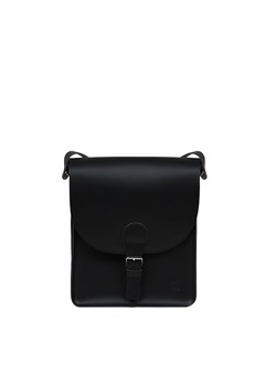 czarna torba skórzana na ramię listonoszka Clyde ze sklepu Słoń Torbalski w kategorii Torby męskie - zdjęcie 187623142