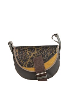 brązowa damska torebka listonoszka skórzana na ramię Freshman Mini ze sklepu Słoń Torbalski w kategorii Listonoszki - zdjęcie 187623160