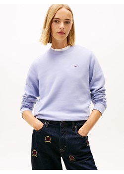 Tommy Jeans Bluza damska Kobiety jasnoniebieski jednolity ze sklepu vangraaf w kategorii Bluzy damskie - zdjęcie 187623223