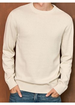 Sinsay - Sweter z długim rękawem - kremowy ze sklepu Sinsay w kategorii Swetry męskie - zdjęcie 187623593