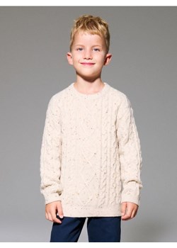 Sinsay - Sweter z dekoracyjnym splotem - beżowy ze sklepu Sinsay w kategorii Swetry chłopięce - zdjęcie 187623601