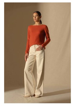 Perfect Cashmere Kaszmirowy sweter &quot;Megan&quot; w kolorze pomarańczowym ze sklepu Limango Polska w kategorii Swetry damskie - zdjęcie 187625034
