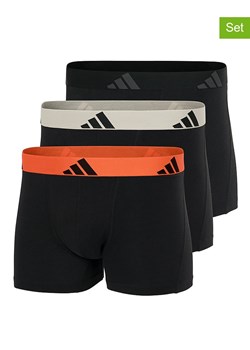 adidas Bokserki (3 pary) w kolorze antracytowym i czarnym ze sklepu Limango Polska w kategorii Majtki męskie - zdjęcie 187625143