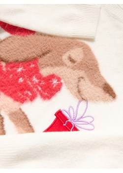 Reserved - Sweter z grającą aplikacją - wielobarwny ze sklepu Reserved w kategorii Swetry dziewczęce - zdjęcie 187625331