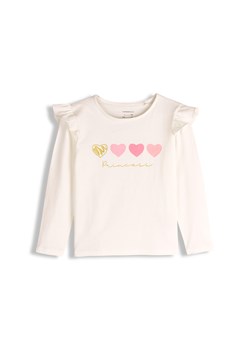 GATE Bawełniana koszulka z nadrukiem 4Y ze sklepu gateshop w kategorii Bluzki dziewczęce - zdjęcie 187625351