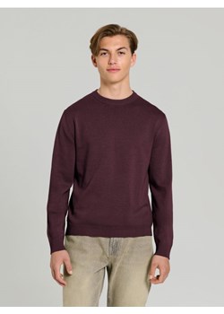 Sinsay - Sweter z długim rękawem - bordowy ze sklepu Sinsay w kategorii Swetry męskie - zdjęcie 187625744