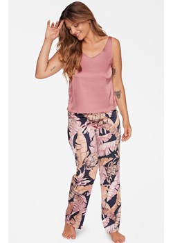 Piżama z szerokimi ramiączkami i długimi nogawkami Ciao 40202-34X, Kolor różowy-wzór, Rozmiar XS, Esotiq ze sklepu Primodo w kategorii Piżamy damskie - zdjęcie 187626012